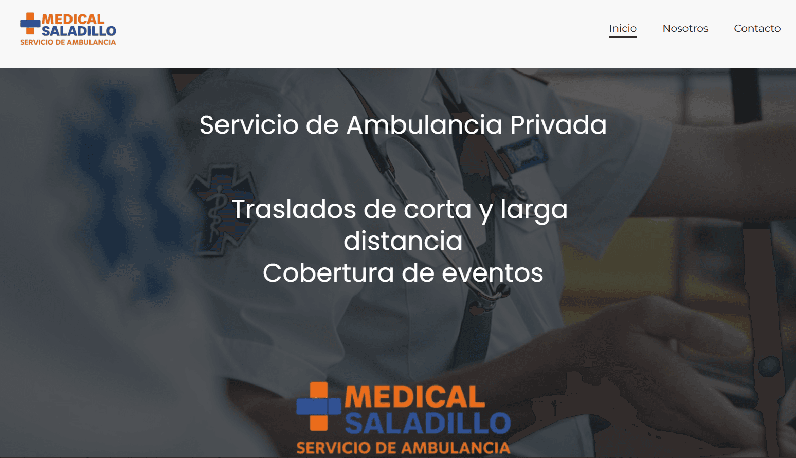 Medical Saladillo — página web creada dentro del ecosistema Directorio Ambulancias